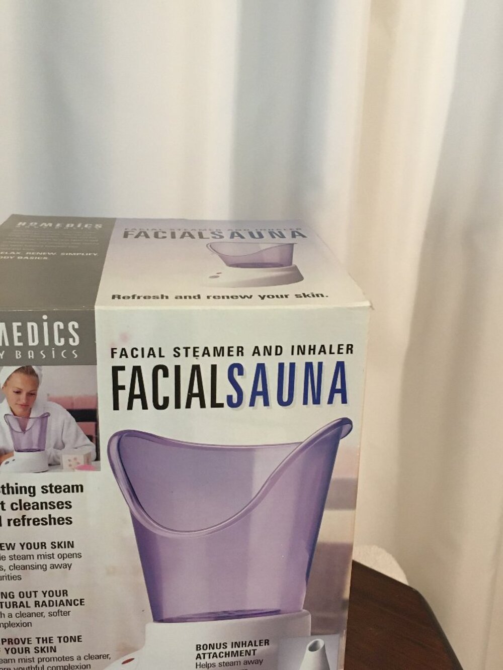 Homedics Facial Steamer and Inhaler - Picture 1 of 8